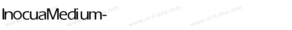 Inocua Medium字体转换